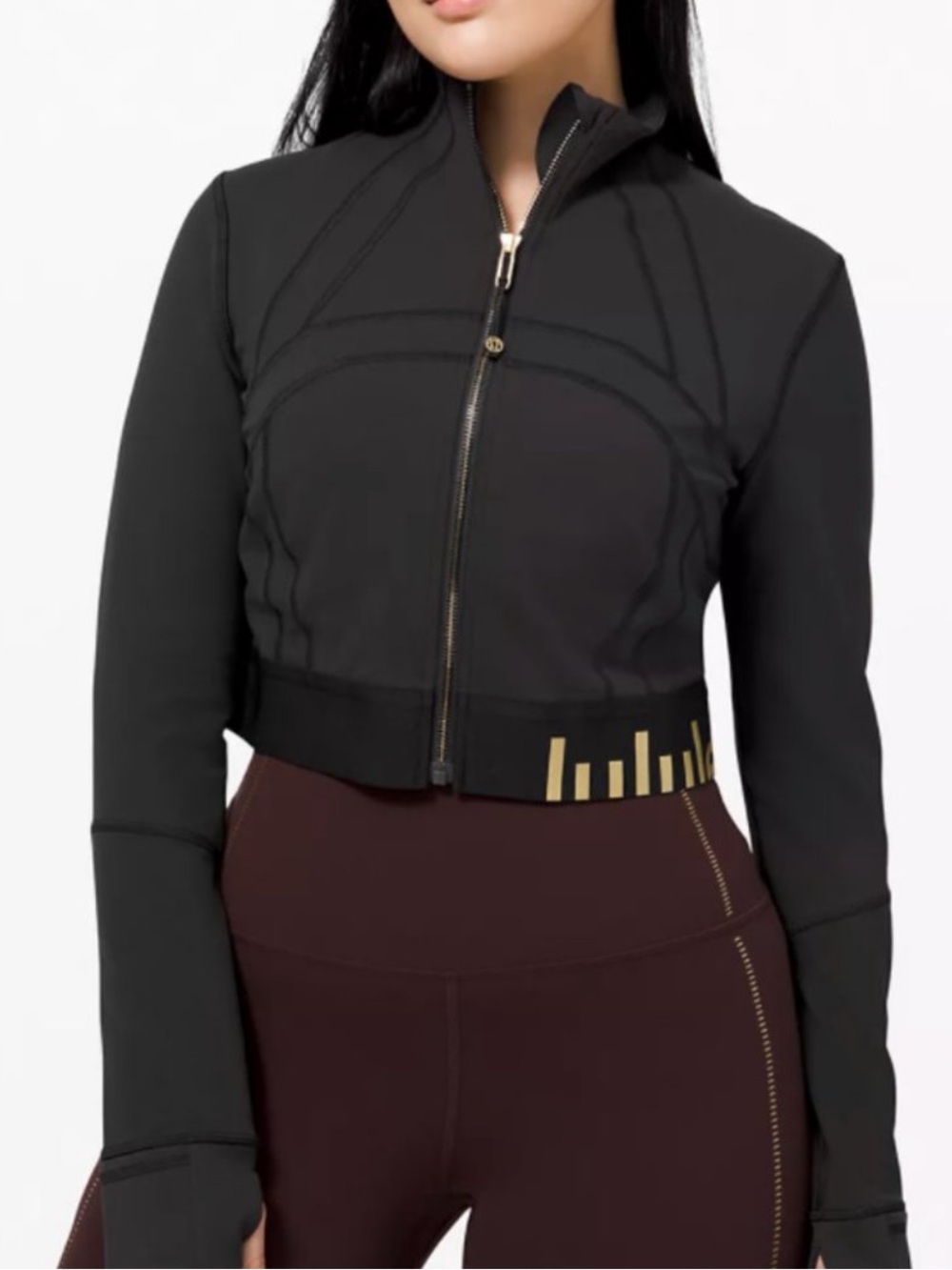 NWT Lululemon Define Jacket Cropped Gold 6